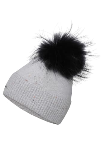 Hannah Muts met pompon grijs
