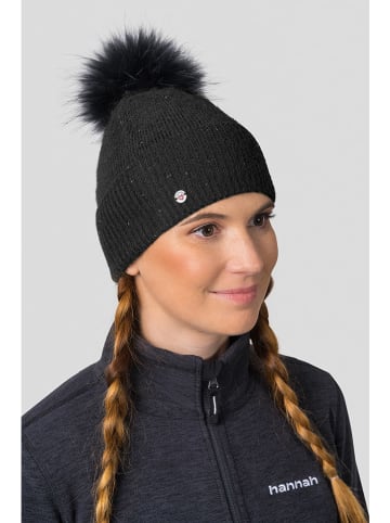 Hannah Muts met pompon zwart