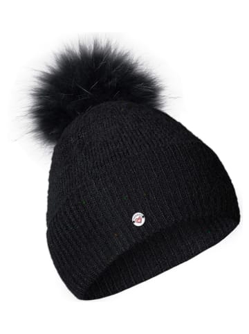 Hannah Muts met pompon zwart