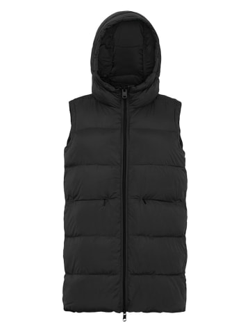 Ecoalf Doorgestikte bodywarmer zwart
