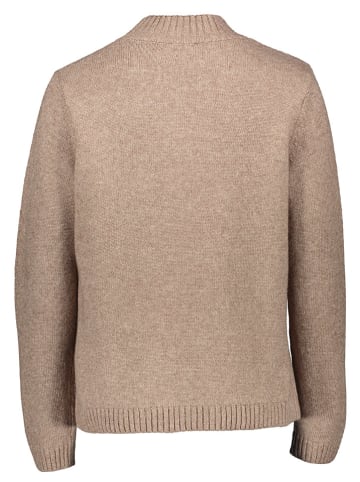 Street One Sweter w kolorze jasnobrązowym