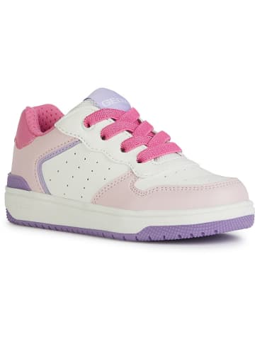 Geox Sneakers "Washiba" in Weiß/ Rosa