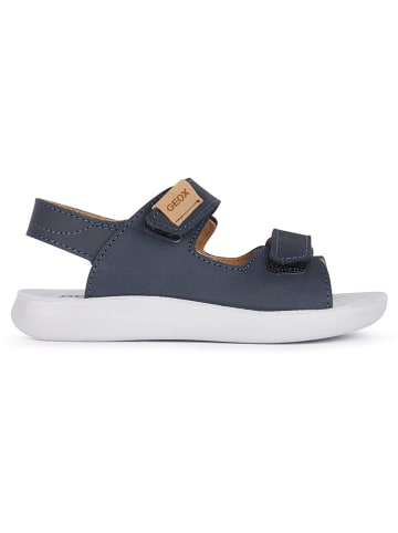Geox Leren sandalen "Lightfloppy" antraciet