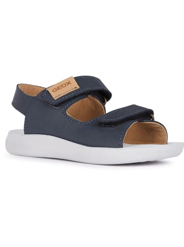 Geox Leren sandalen "Lightfloppy" antraciet