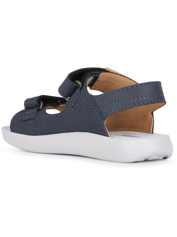 Geox Leren sandalen "Lightfloppy" antraciet