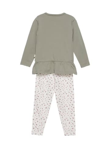 CeLaVi Pyjama kaki/wit