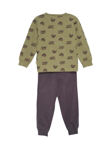CeLaVi Pyjama in Khaki/ Braun
