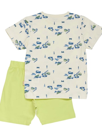 CeLaVi Pyjama in Beige/ Grün