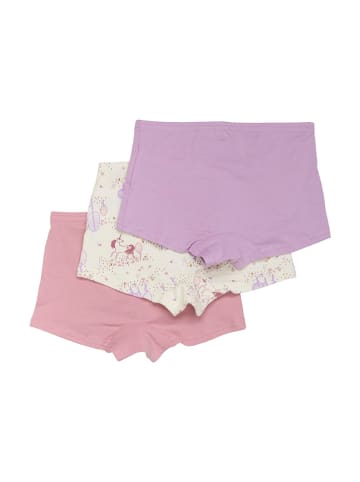 CeLaVi 3er-Set: Pantys in Rosa/ Lila/ Beige