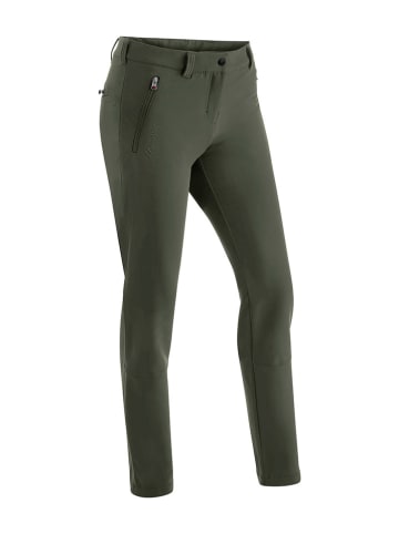 Maier Sports Funktionshose "Helga Slim" in Khaki