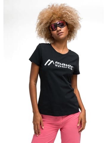 Maier Sports Funktionsshirt "Tee" in Schwarz