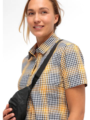 Maier Sports Functionele blouse "Philina" donkerblauw/geel