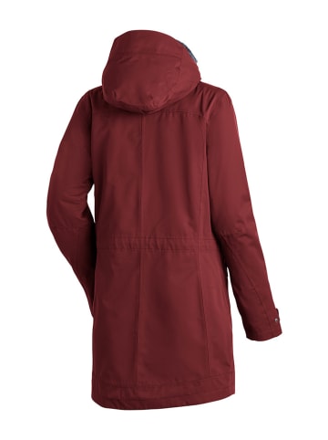 Maier Sports 3-in1-Funktionsmantel "Gerdi" in Rot/ Schwarz