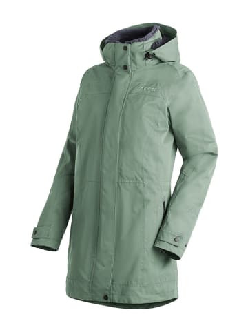 Maier Sports 3-in1-Funktionsmantel "Gerdi" in Grün/ Schwarz