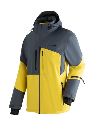 Maier Sports Ski-/ Snowboardjacke "Pradollano" in Gelb/ Anthrazit