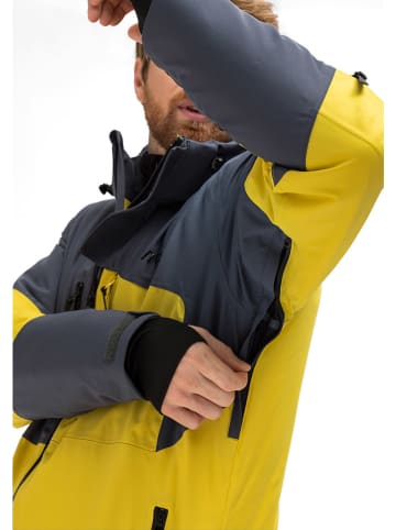 Maier Sports Ski-/ Snowboardjacke "Pradollano" in Gelb/ Anthrazit