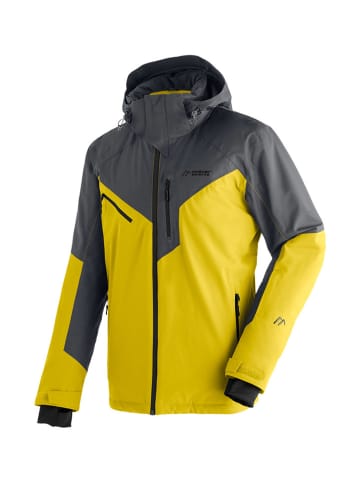 Maier Sports Ski-/ Snowboardjacke "Pajares" in Anthrazit/ Gelb