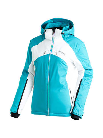 Maier Sports Ski-/ Snowboardjacke "Tina" in Türkis/ Weiß