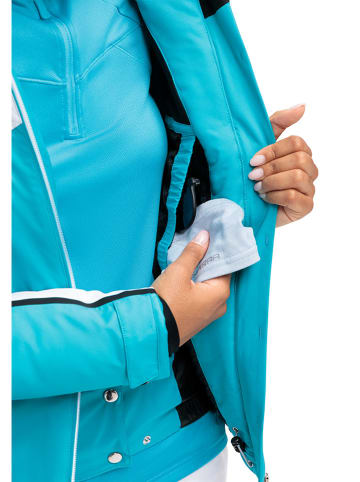 Maier Sports Ski-/ Snowboardjacke "Tina" in Türkis/ Weiß