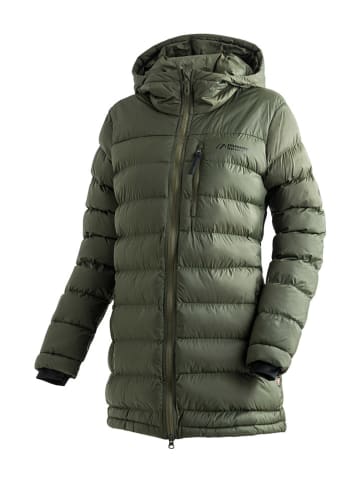 Maier Sports Doorgestikte mantel "Lomnica" kaki