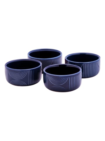 Maxwell & Williams 4-delige set: ovenschalen blauw - Ø 8,5 cm