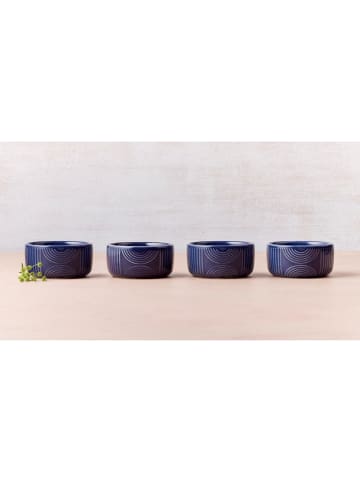 Maxwell & Williams 4-delige set: ovenschalen blauw - Ø 8,5 cm