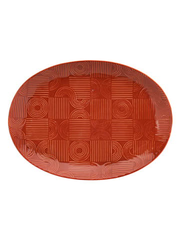 Maxwell & Williams Serveerplateau "Arc" oranje - (L)41 x (B)30 x (H)4 cm