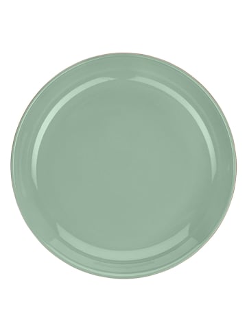 Maxwell & Williams 6-delige set: dinerborden "Sienna" lichtbruin/groen - Ø 26 cm