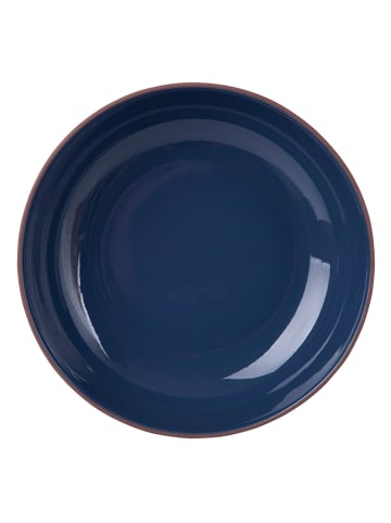 Maxwell & Williams 3-delige set: schalen "Sienna" lichtbruin/blauw - Ø 28 cm