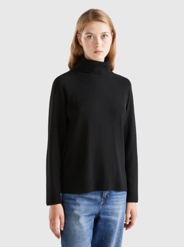 Benetton Wollen coltrui zwart