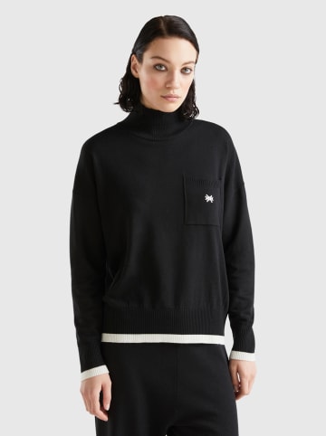 Benetton Pullover in Schwarz