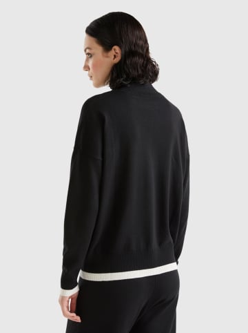 Benetton Sweter w kolorze czarnym