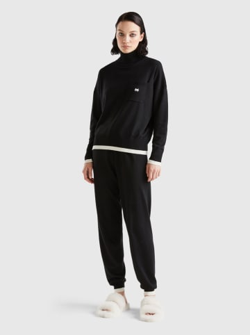 Benetton Sweter w kolorze czarnym