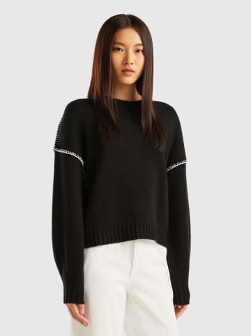 Benetton Pullover in Schwarz