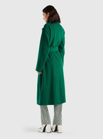 Benetton Wintermantel in Grün