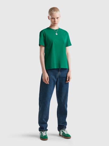Benetton Koszulka w kolorze zielonym