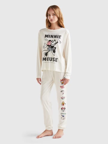 Benetton Pyjamabroek crème