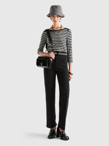 Benetton Spodnie chino w kolorze czarnym