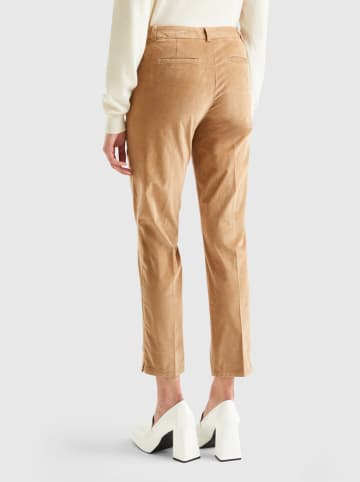 Benetton Spodnie chino w kolorze beżowym