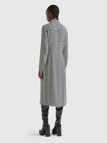 Benetton Kleid in Schwarz/ Weiß