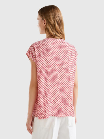 Benetton Blouse lichtroze/rood