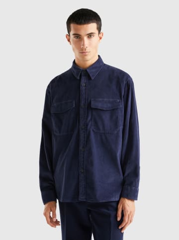 Benetton Blouse donkerblauw