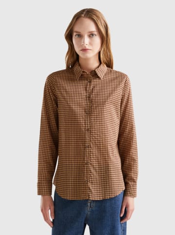 Benetton Blouse lichtbruin