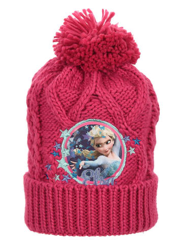 Disney Frozen Muts met pompon "Frozen" roze