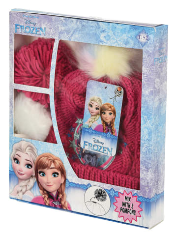 Disney Frozen Muts met pompon "Frozen" roze