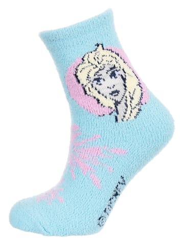 Disney Frozen Skarpety "Kraina Lodu" w kolorze błękitnym