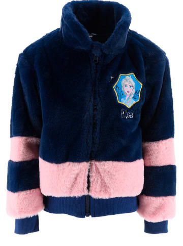 Disney Frozen Fleecejacke "Frozen" in Dunkelblau/ Rosa