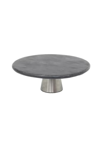 houseproud Serviertablett "Float" in Schwarz - (H)10 x Ø 30 cm