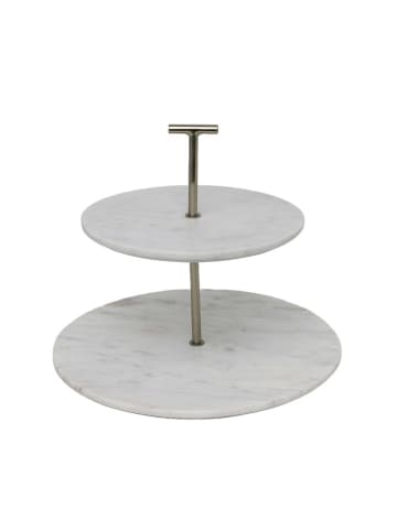 houseproud Etagere "Float" in Weiß - Ø 30 cm