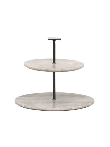 houseproud Etagere "Float" in Beige - Ø 30 cm